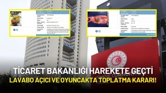 Ticaret Bakanlığı Harekete Geçti: Lavabo Açıcı ve Oyuncakta Toplatma Kararı!