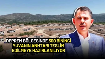 Deprem Bölgesinde 300 Bininci Yuvanın Anhtarı Teslim Edilmeye Hazırlanılıyor