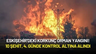 Eskişehir'deki Korkunç Orman Yangını! 10 Şehit, 4. Günde Kontrol Altına Alındı
