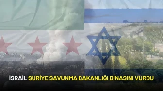 İsrail Suriye Savunma Bakanlığı Binasını Vurdu