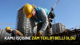 Kamu İşçisine Zam Teklifi Belli Oldu