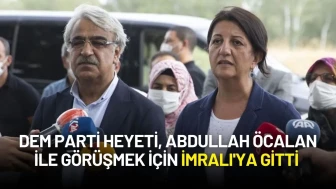 DEM Parti Heyeti, Abdullah Öcalan ile Görüşmek İçin İmralı'ya Gitti