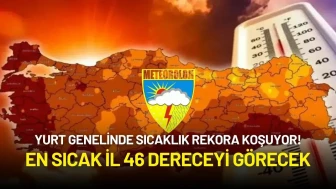 Yurt Genelinde Sıcaklık Rekora Koşuyor! En Sıcak İl 46 Dereceyi Görecek