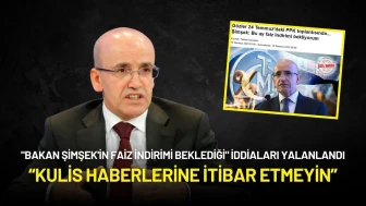 Hazine ve Maliye Bakanlığı "Bakan Şimşek'in Faiz İndirimi Beklediği" İddialarını Yalanladı