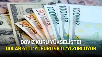 Döviz Kuru Yükselişte: Dolar 41 TL’yi, Euro 48 TL’yi Zorluyor!