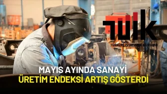 Mayıs Ayında Sanayi Üretim Endeksi Artış Gösterdi