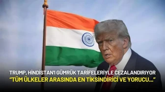 Trump, Hindistan'a Yüzde 25 Gümrük Tarifesi Uygulama Kararını Açıkladı