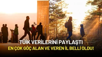 TÜİK Açıkladı: En Çok Göç Alan ve Veren İl Belli Oldu!