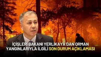 İçişleri Bakanı Yerlikaya’dan Orman Yangınlarıyla İlgili Son Durum Açıklaması