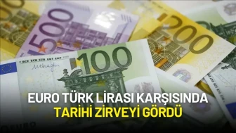 Euro Türk Lirası Karşısında Tarihi Zirveyi Gördü