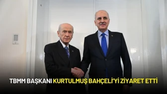 TBMM Başkanı Kurtulmuş Bahçeli’yi Ziyaret Etti