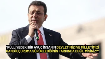 Ekrem İmamoğlu: "Milletin Vicdanı Elbet Herkesi Yargılayacaktır"