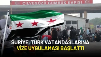 Suriye, Türk Vatandaşlarına Vize Uygulamasını Başlattı