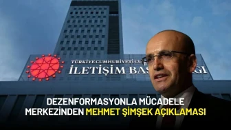 Dezenformasyonla Mücadele Merkezinden Mehmet Şimşek Açıklaması