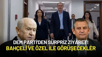 DEM Parti'den Sürpriz Ziyaret! Bahçeli ve Özel ile Görüşecekler