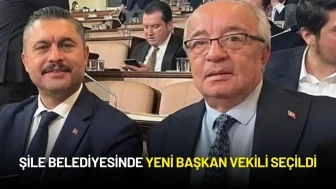 Şile Belediyesinde Yeni Başkan Vekili Seçildi