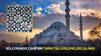 Süleymaniye Camii’nin Tarihi Taş Süslemeleri Çalındı!