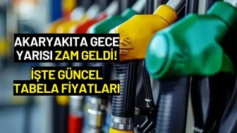 Akaryakıta Gece Yarısı Zam Geldi! İşte Güncel Tabela Fiyatları