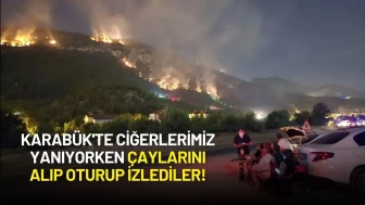 Karabük'te Ciğerlerimiz Yanıyorken Çayları ile Oturup İzlediler!