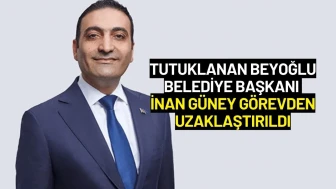 Tutuklanan Beyoğlu Belediye Başkanı İnan Güney Görevden Uzaklaştırıldı