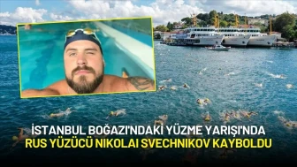 İstanbul Boğazı'ndaki Yüzme Yarışı'nda Rus Yüzücü Nikolai Svechnikov Kayboldu