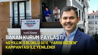 Bakan Kurum, "Yarısı Bizden" Kampanyası ile Avcılar'daki 40 Yıllık Binaları Yeniledi