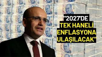 Bakan Şimşek: "2027'de Tek Haneli Enflasyona Ulaşılacak"