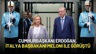 Cumhurbaşkanı Erdoğan, İtalya Başbakanı Meloni ile Görüştü