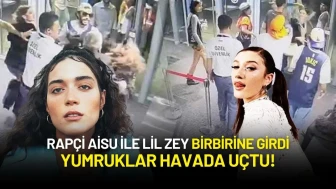 Rapçi Aisu ile Lil Zey Birbirine Girdi: Yumruklar Havada Uçtu!