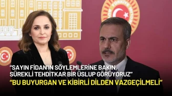 DEM Parti Sözcüsü Ayşegül Doğan, Hakan Fidan'ı Eleştirdi: "Sürekli Tehditkar Bir Üslup"