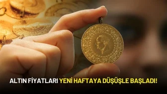 Altın Fiyatları Yeni Haftaya Düşüşle Başladı!