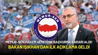Bakan Işıkhan'dan Memur Zammı Açıklaması: "Hakem Kurulu Kararına Saygı Göstereceğiz"