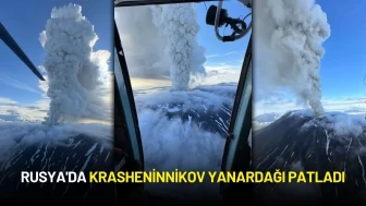Kamçatka'daki Krasheninnikov Yanardağı, 1550 Yılından Sonra İlk Kez Patladı