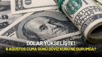 Dolar Yükselişte! 8 Ağustos Cuma Günü Döviz Kuru Ne Durumda?