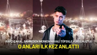 Rapçi Çakal, Sahneden İnerken Havalı Tüfekle Vurulmuştu! O Anları İlk Kez Anlattı