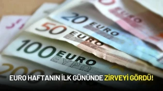 Euro Haftanın İlk Gününde Zirveyi Gördü!