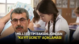 Milli Eğitim Bakanlığından "Kayıt Ücreti" Açıklaması