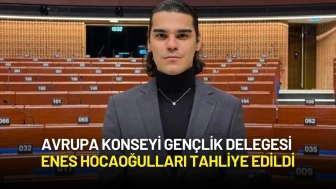Avrupa Konseyi Gençlik Delegesi Enes Hocaoğulları Tahliye Edildi