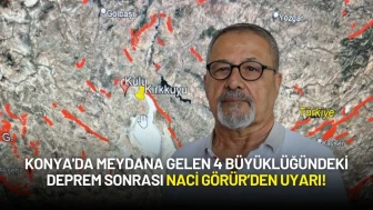 Konya'da Meydana Gelen 4 Büyüklüğündeki Deprem Sonrası Naci Görür’den Uyarı!