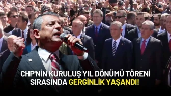 CHP'nin Kuruluş Yıl Dönümü Töreni Sırasında Gerginlik Yaşandı!