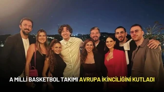 A Milli Basketbol Takımı Avrupa İkinciliğini Kutladı