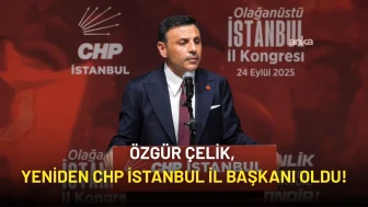 Özgür Çelik, Yeniden CHP İstanbul İl Başkanlığına Seçildi