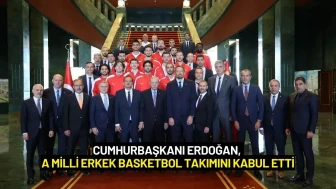 Cumhurbaşkanı Erdoğan, A Milli Erkek Basketbol Takımını Kabul Etti
