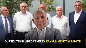 Gürsel Tekin Video Çekerek Kayyum Heyetini Tanıttı