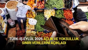Türk-İş Eylül 2025 Açlık ve Yoksulluk Sınırı Verilerini Açıkladı