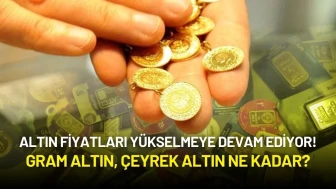 Altın Fiyatları Yükselmeye Devam Ediyor! Gram Altın, Çeyrek Altın Ne Kadar?
