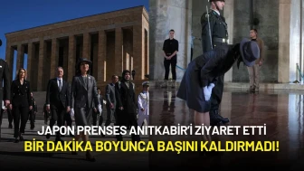 Japon Prenses Anıtkabir’i Ziyaret Etti: Bir Dakika Boyunca Başını Kaldırmadı!