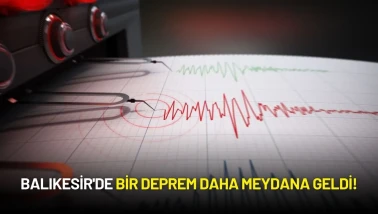 Balıkesir'de Bir Deprem Daha Meydana Geldi!