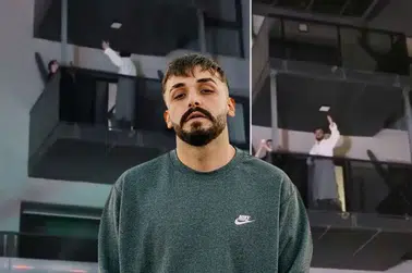 Sefo Kendi Şarkısını Duyunca Bornoz ile Çıktı Eğlenenlere Eşlik Etti