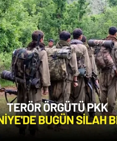 Terör Örgütü PKK Süleymaniye'de Bugün Silah Bırakıyor!